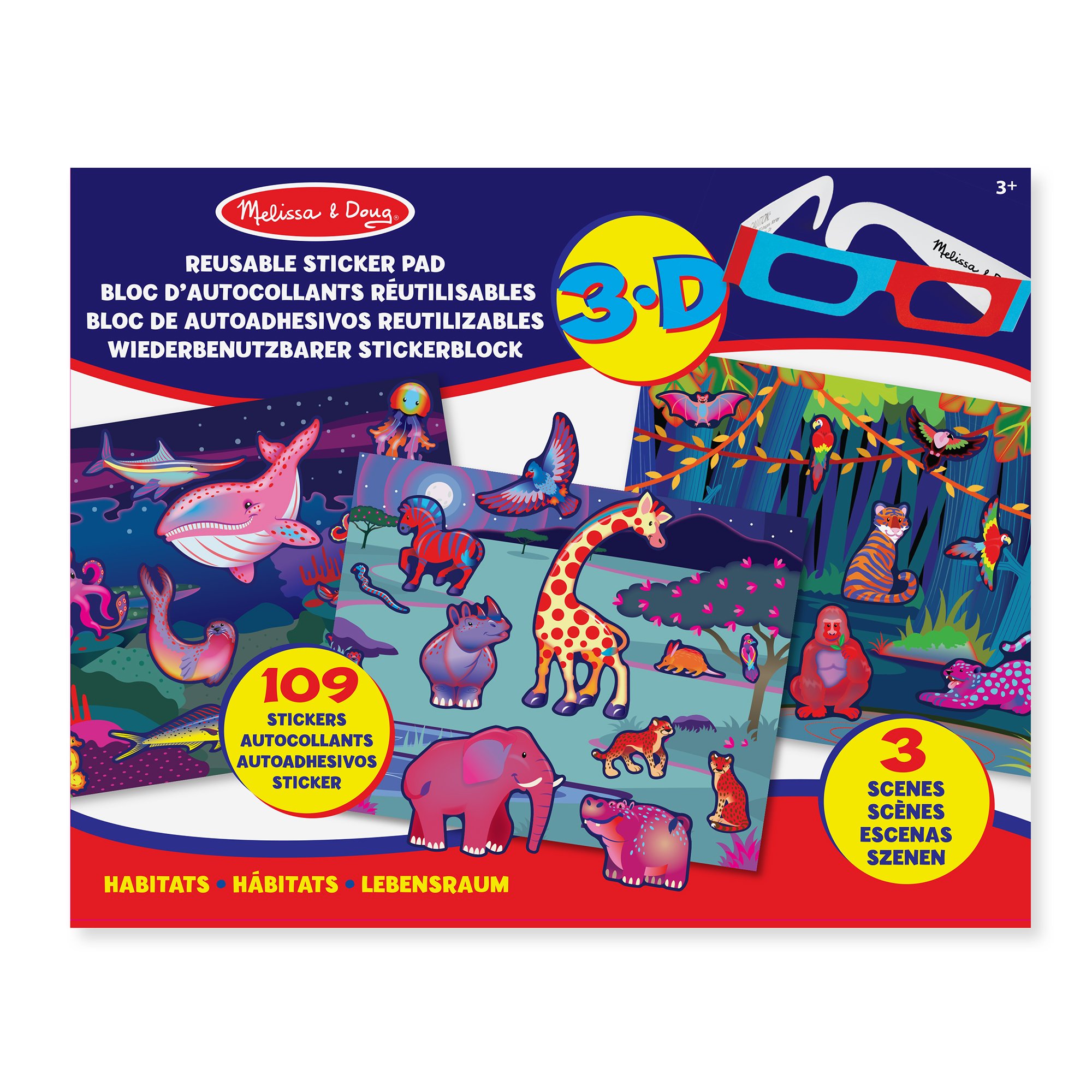 melissa and doug habitats reusable sticker pad