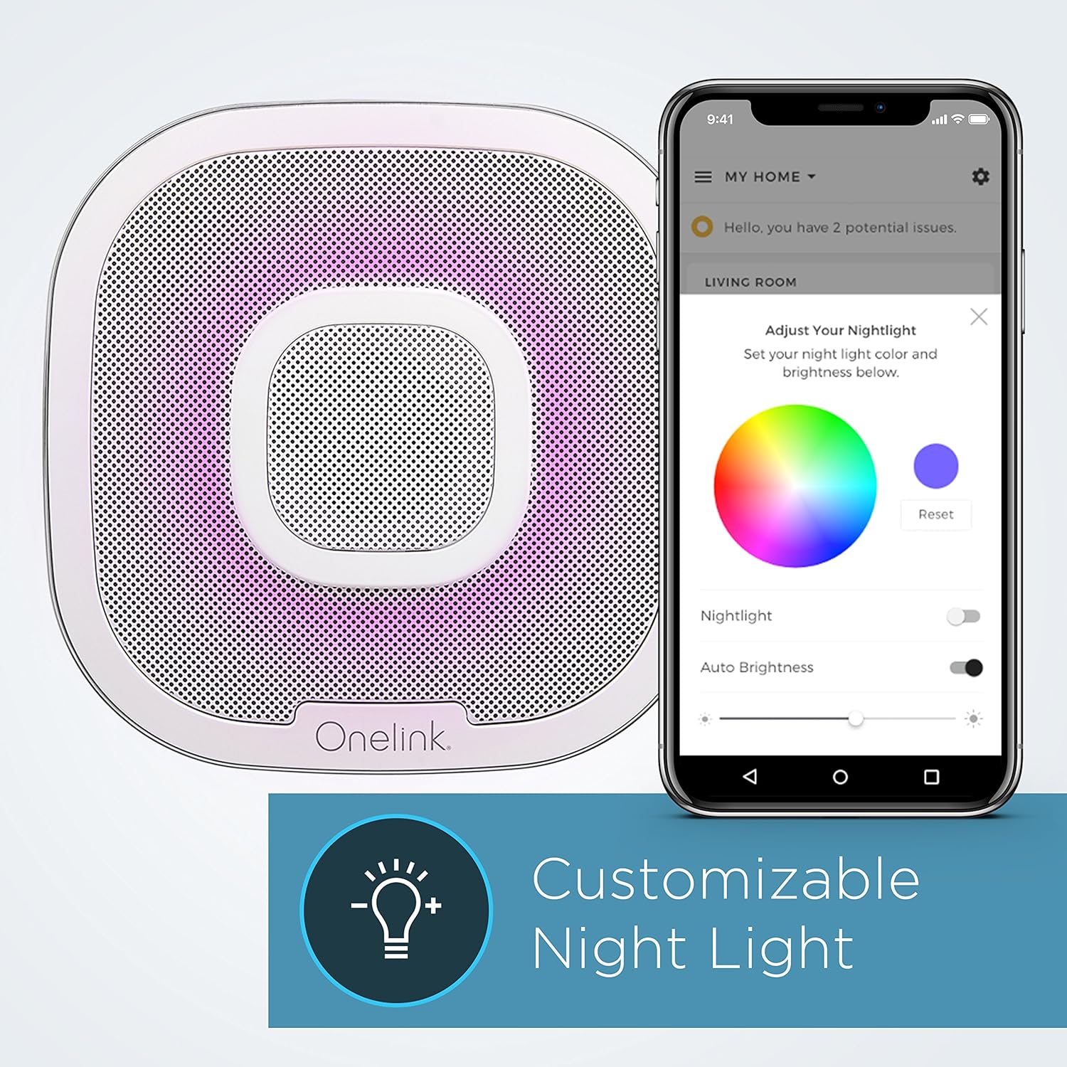 Alexa Enabled Smoke Detector And Carbon Monoxide Detector Alarm With Premium Home Speaker Onelink Safe Sound By First Alert Tools Home Improvement Safety Security