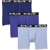 Evolve Men's Stretch Luxe 3 Pack 6'' Boxer Briefs
