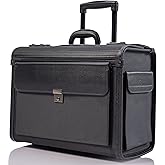 HAMMER ANVIL 19 Wheeled Briefcase Rolling Case Sales Sample Pilot Lawyer Attache