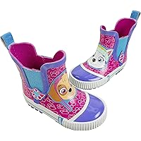 Paw Patrol Rain Boots,Mid Height Slip on Boots,Toddler size 6 to Kids size 11