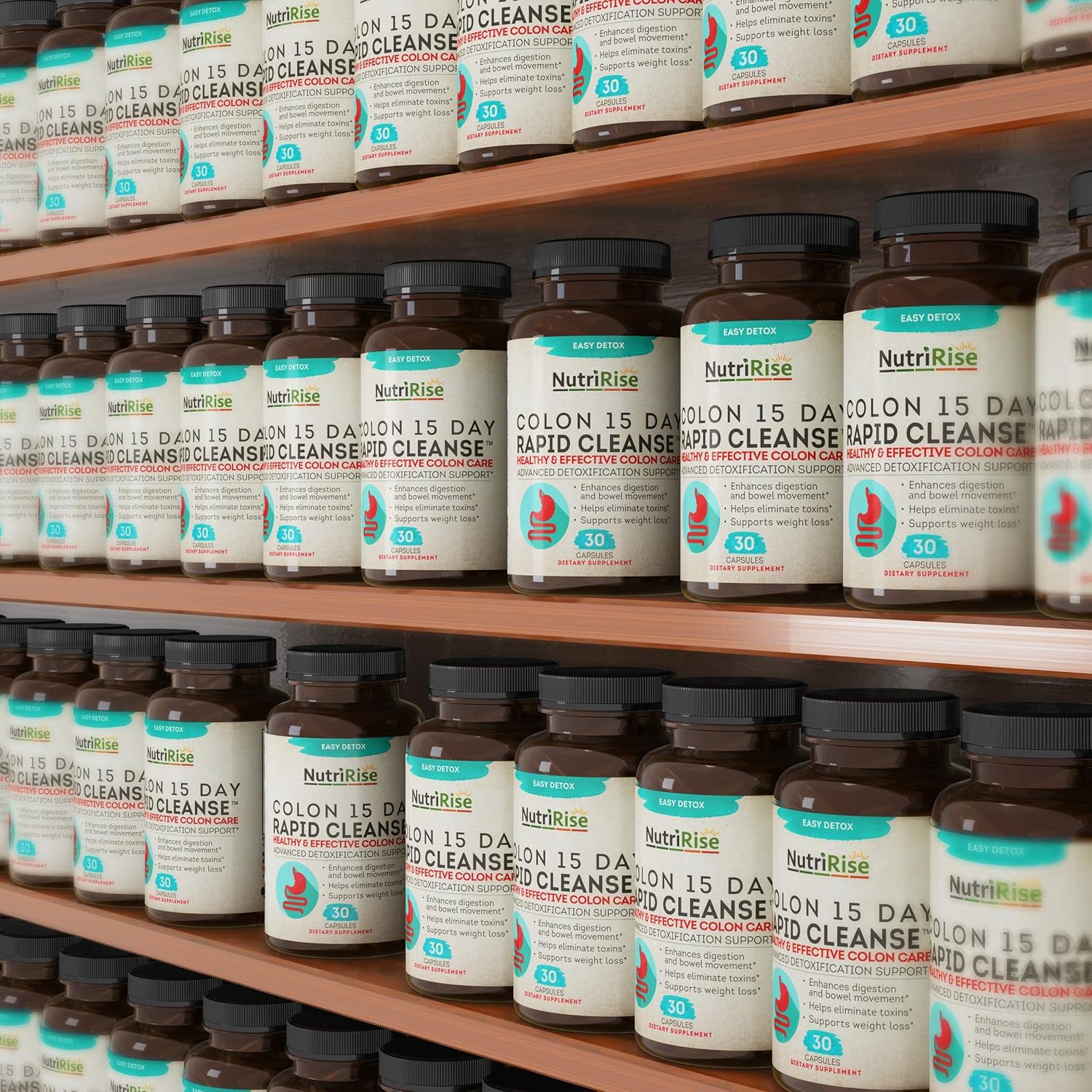 Colon Cleanser Detox for Weight Loss. 15 Day Fast-Acting Extra-Strength Cleanse with Probiotic & Natural Laxatives for Constipation Relief & Bloating Support. 30 Detox Pills to Detoxify & Boost Energy: Health & Personal Care