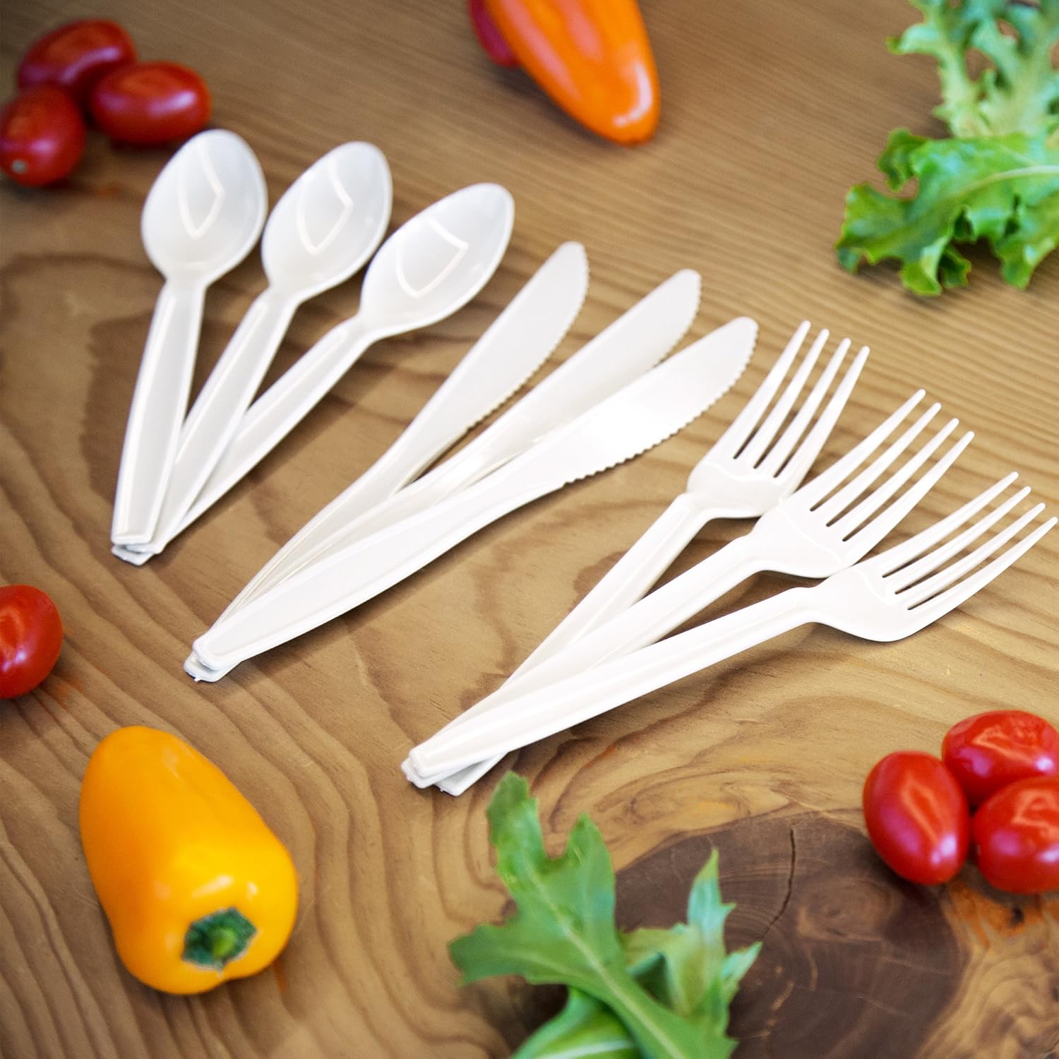 Transitions2earth Biodegradable EcoPure Spoons - Box of 500 - Plant a Tree with Each Item Purchased!: Kitchen & Dining