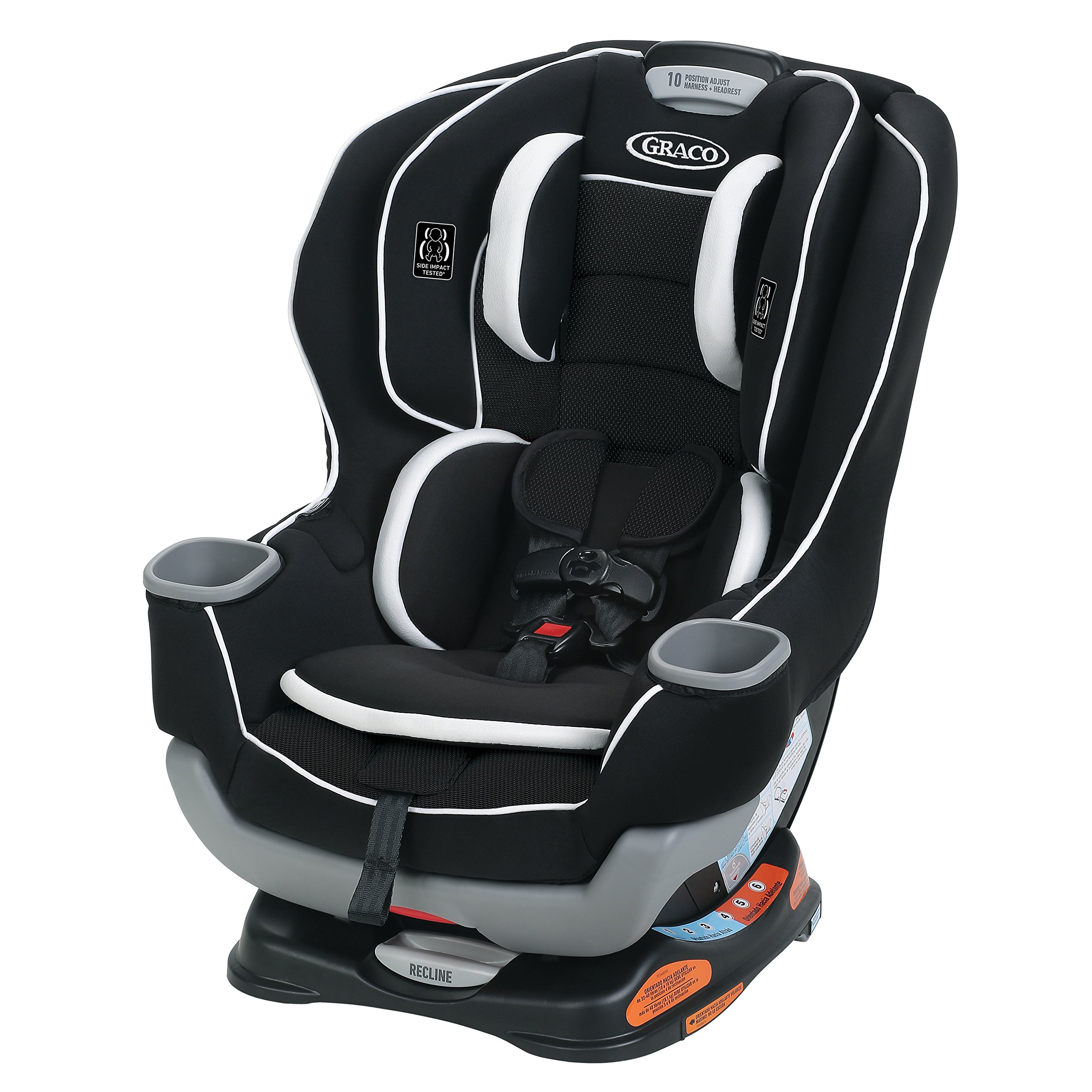 Graco Extend2Fit Convertible Car Seat Ride Rear Facing Longer w