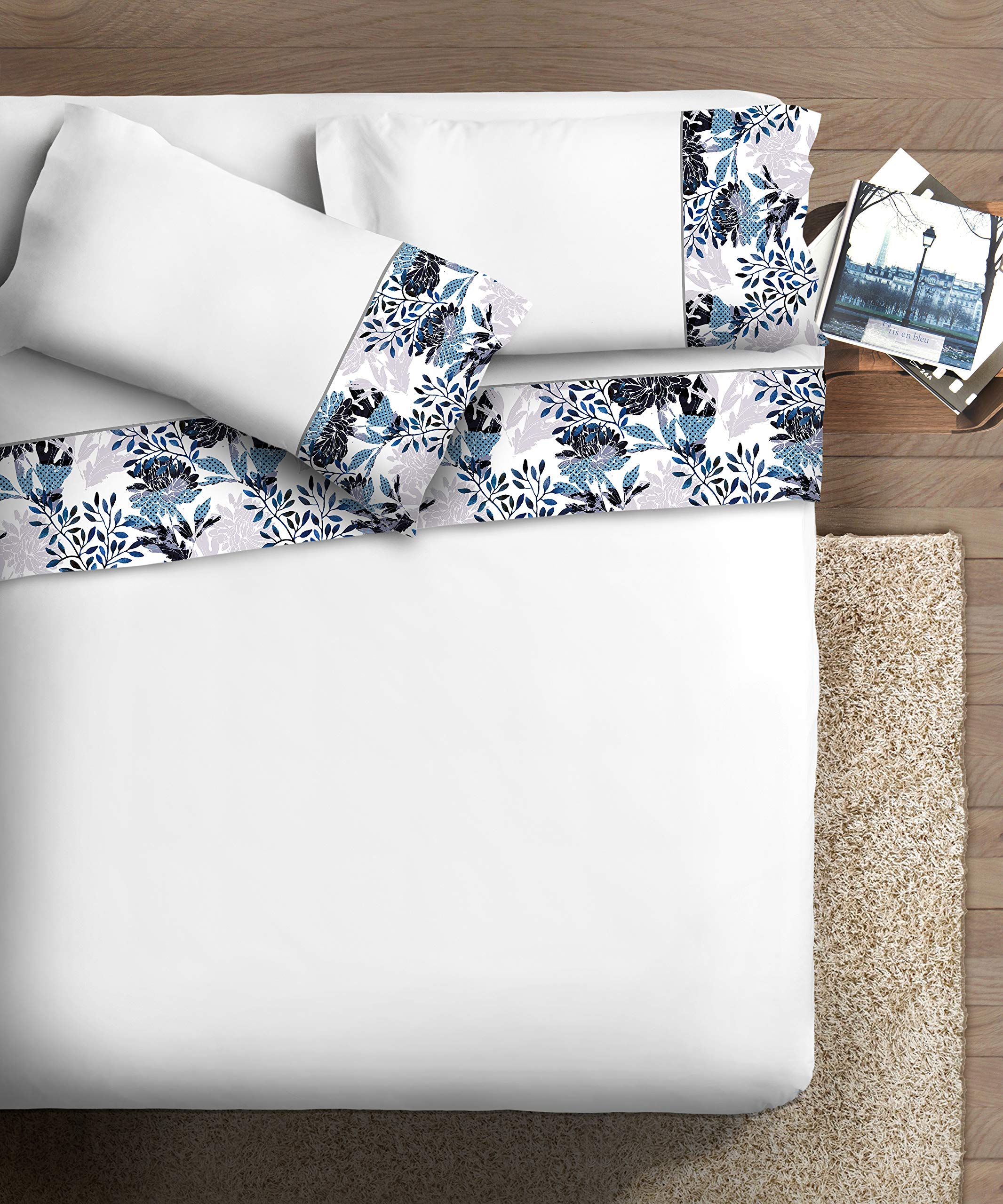 Ipersan Complete with photo border Armonie double design blackberry background White