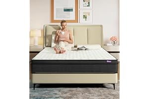 Konuzu Full Mattresses,Hybrid 12 Inch Full Mattress in a Box,Memory Foam & Individually Pocket Spring for Pain Relief,Pressure Relief.