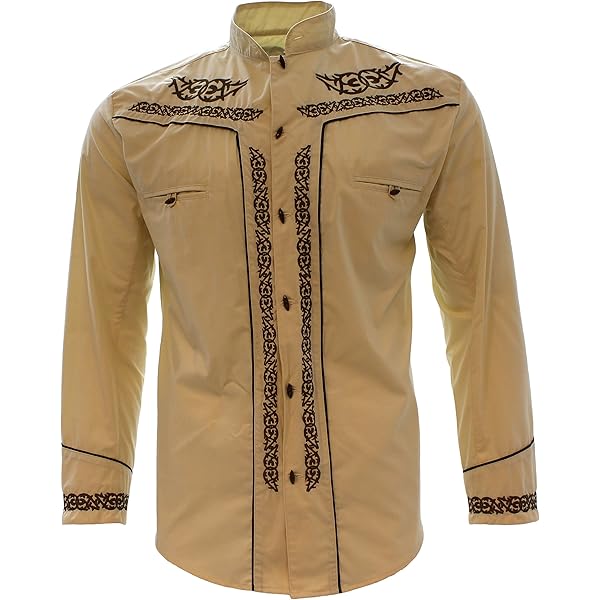 Amazon.com: El General Cowboy Shirt Camisa Vaquera Western