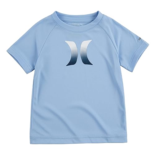 Hurley Boys' Rash Guard Shirt, Blue/Icon, 3T
