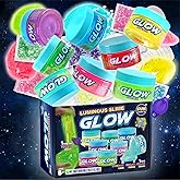 35.16 FL OZ Glow in The Dark Slime for Kids 6+, FunKidz 1040 ML Large Slime 8 Packs Neon Colors Slime Kit Green Blue Pink Yellow Gift for Boys Girls Birthday Party