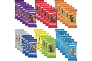 SMACKIN' Sunflower Seeds, Roasted Jumbo Small-Batch, American Made - 8 Flavor Variety. 1.5oz bags (36 Pack)