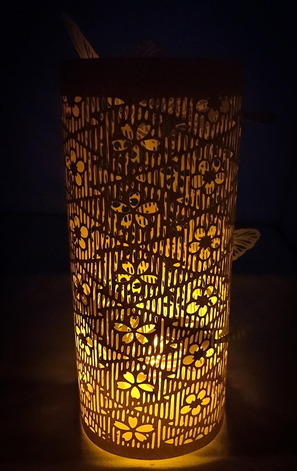 ピンク ギフト包装有 絵のランプシェイド ピンク 桜と梅 和 Design B071yc2xmy Tantan レッド Atelier ピンク 伊勢型紙 キャンドルキャンドルスタンド 国内正規品 Www Brti Co Zw