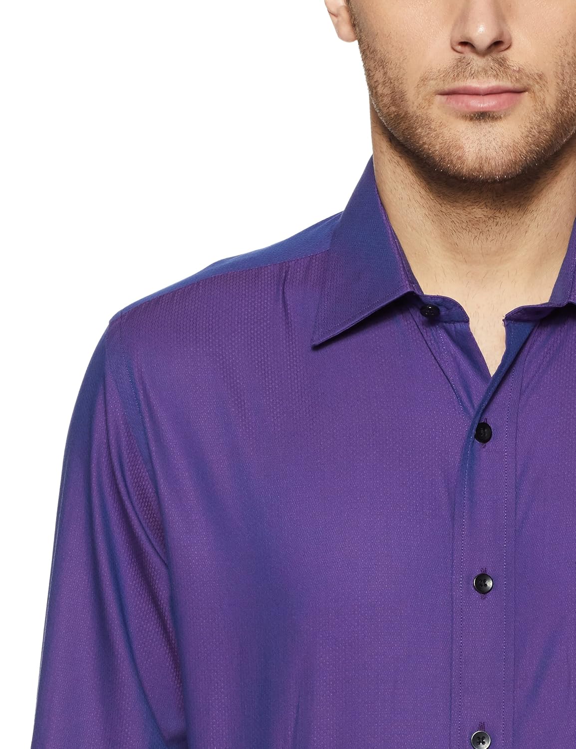 arrow men's plain regular fit formal shirt