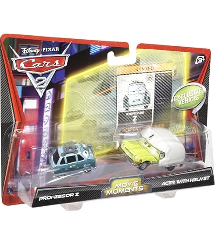 Amazon.com: Disney Pixar Cars Diecast, Green Grem with Visor