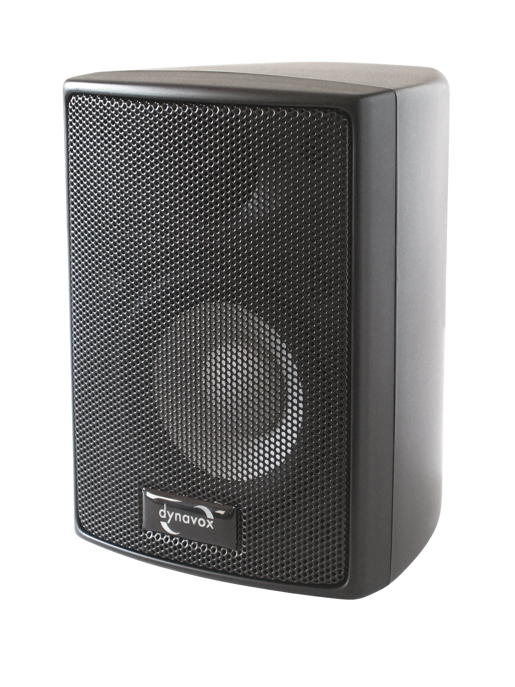 Dynavox As-301 Enceintes Satellites, Paire D'Enceintes Compactes Pour Tous Systèmes Home Cinéma Et Audio, Peut Se Fixer Au Mur, Une Étagère, Coloris Noir