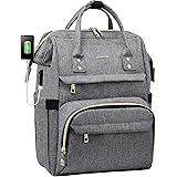 Laptop Backpack Women Teacher Backpack Nurse Bags, 15.6 Inch Womens Work Backpack Purse Waterproof Anti-theft Travel Back Pac