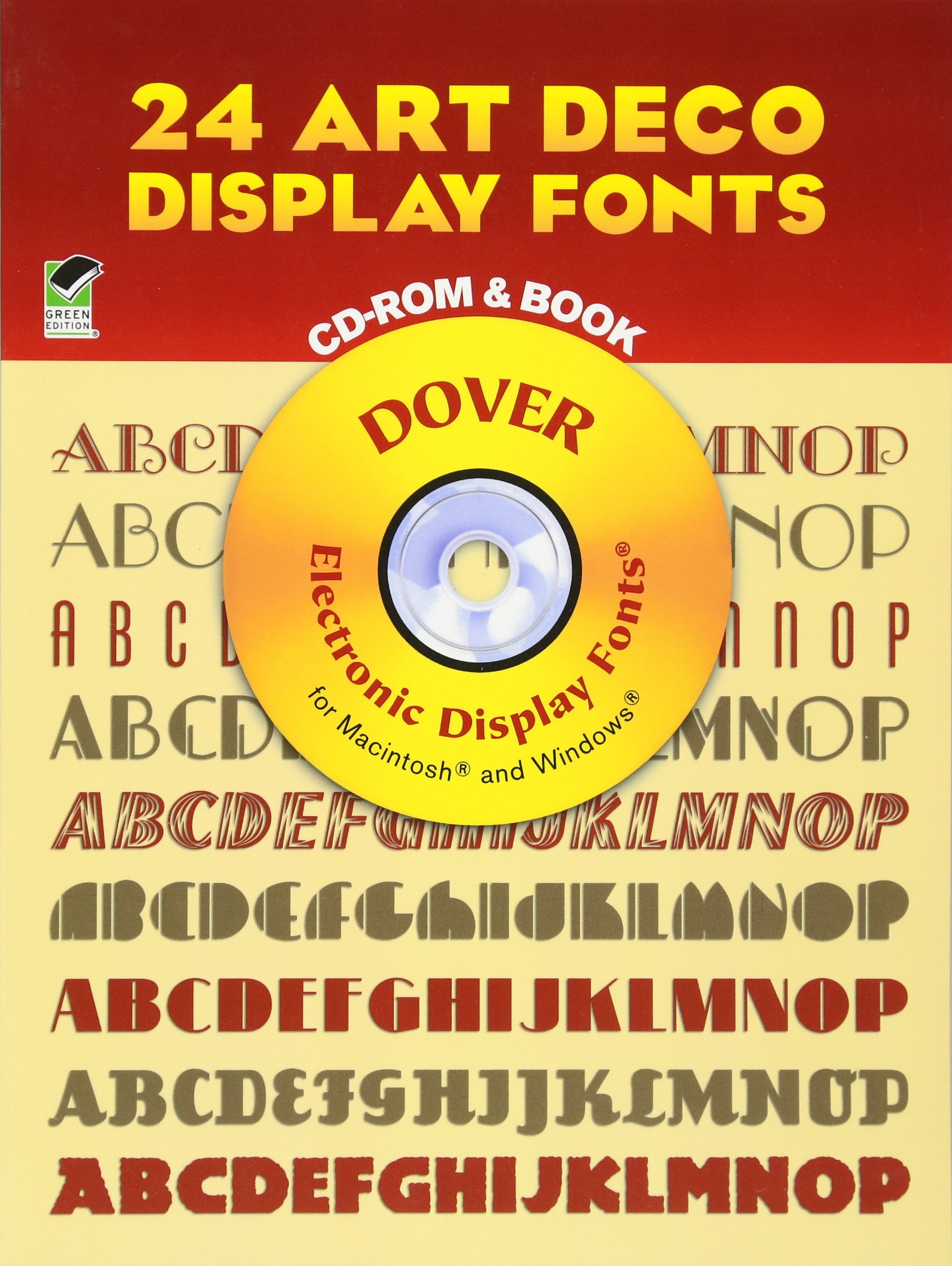 24 Art Deco Display Fonts Dover Electronic Clip Art Dover Clip Art 9780486999685 Amazon Com Books