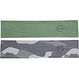 Maven Thread Women's 2" Wide Workout Headbands – Non-Slip, Sweat-Wicking Hairbands for Exercise, Yoga, and Fitness – 2-Pack (Hustle Collection)