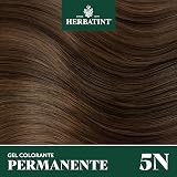 Herbatint Hair Dye 5N Light Chestnut Permanent Herbal Colour Gel 150ml view 3
