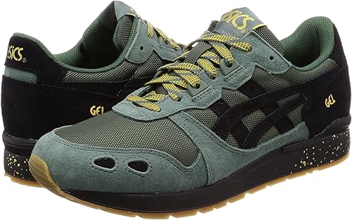 asics gel lyte dark forest black