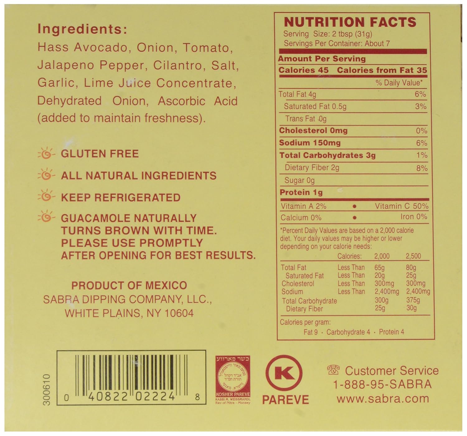 Sabra Hummus Nutrition Label Ythoreccio
