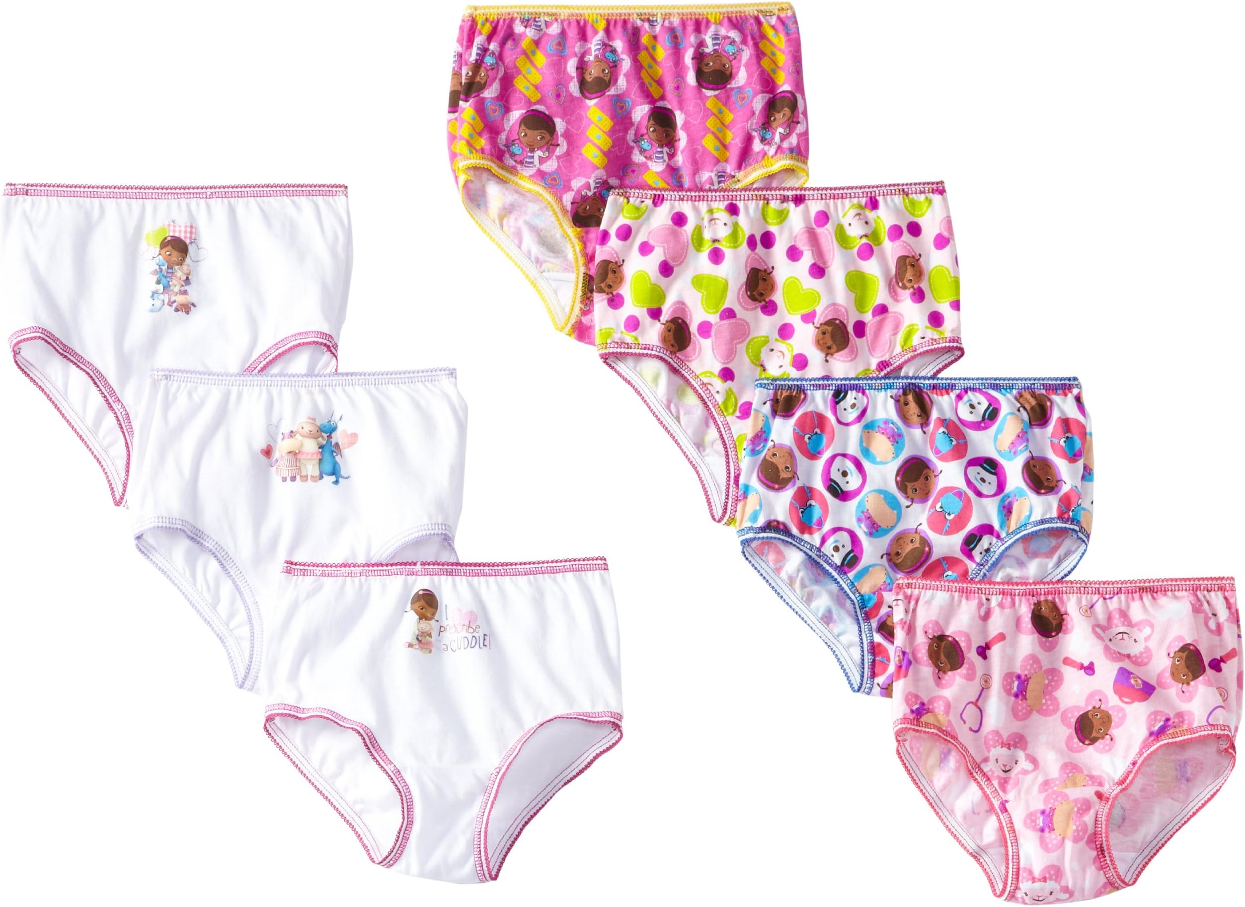 Disney Little Girls' 7-Pack Doc McStuffins Underwear