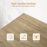BEXEVUE L Shaped Corner Desk 100x70 cm Grey Study Office Gaming Desk view 8