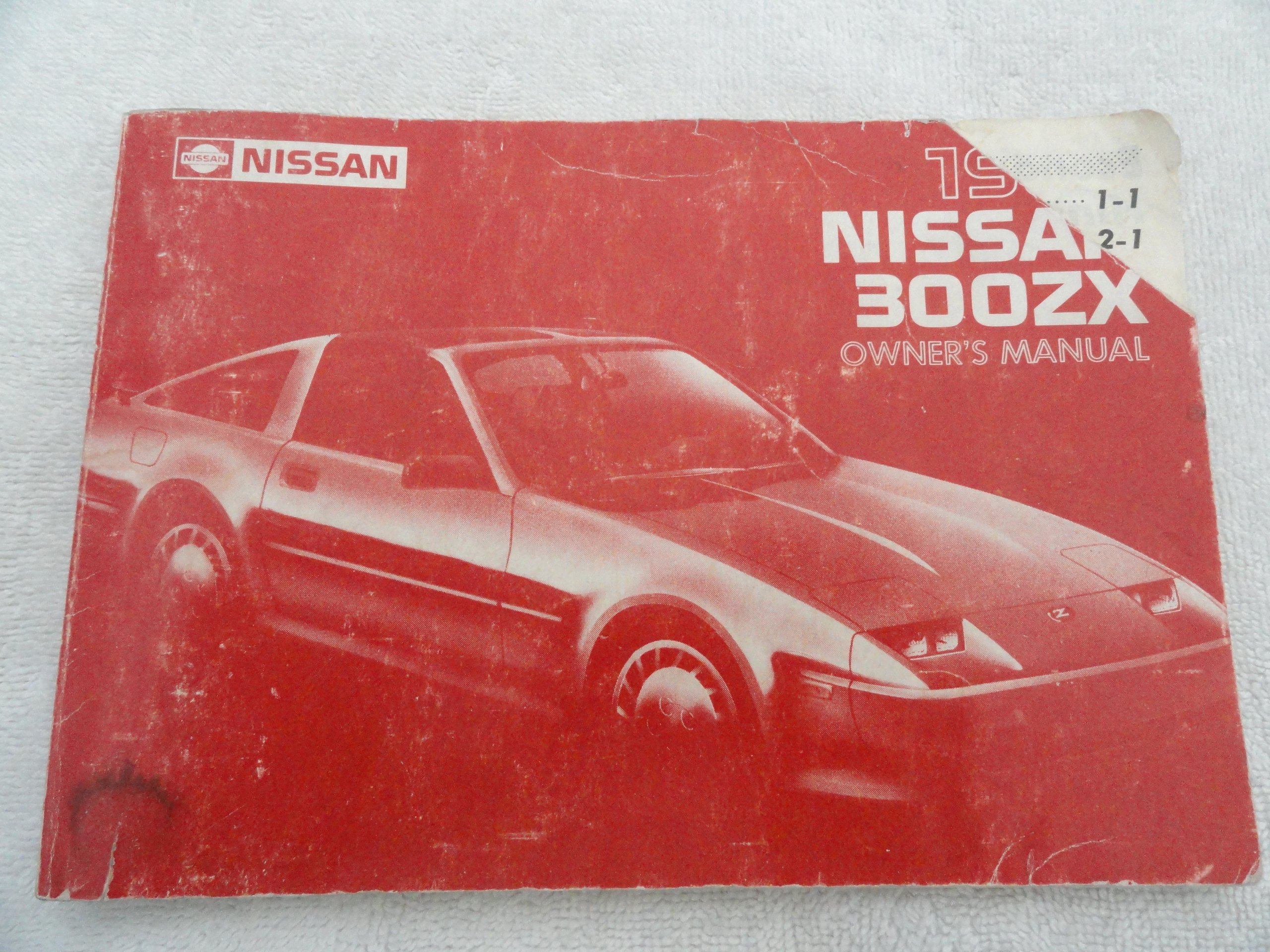 Original 1986 Nissan 300ZX 300 ZX Owners Manual Paperback – 1986