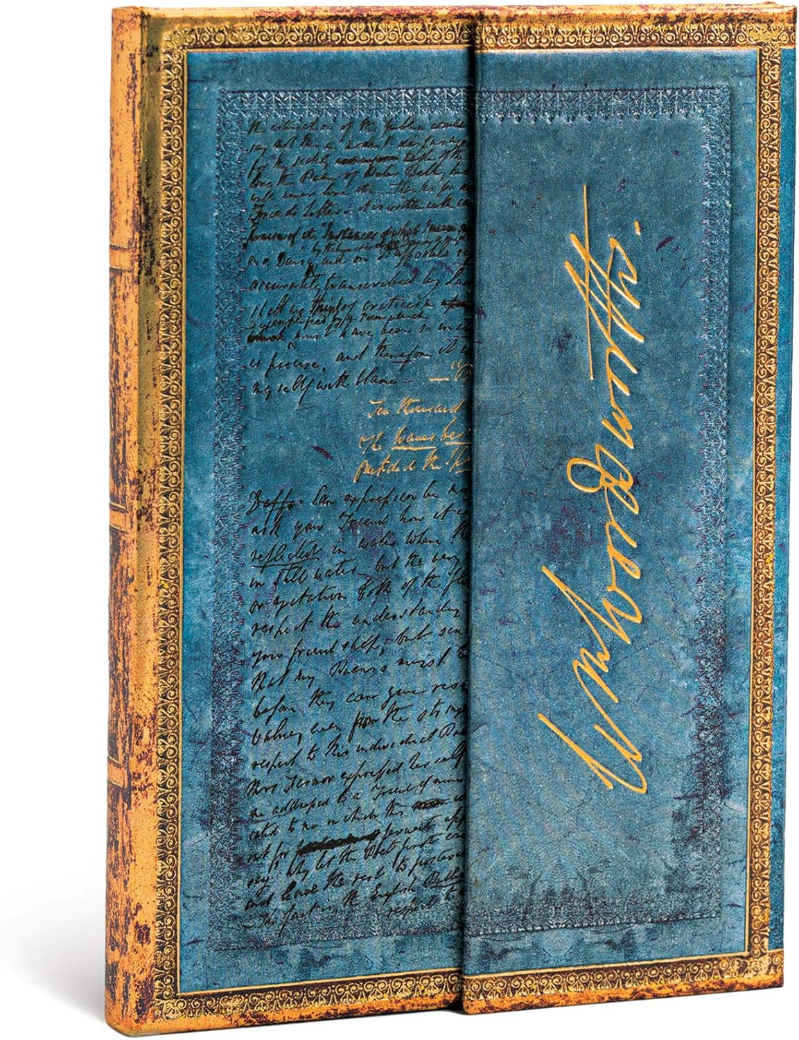 Paperblanks Hardcover Journal Wordsworth, Letter Quoting “Daffodils”, multicolored, Midi