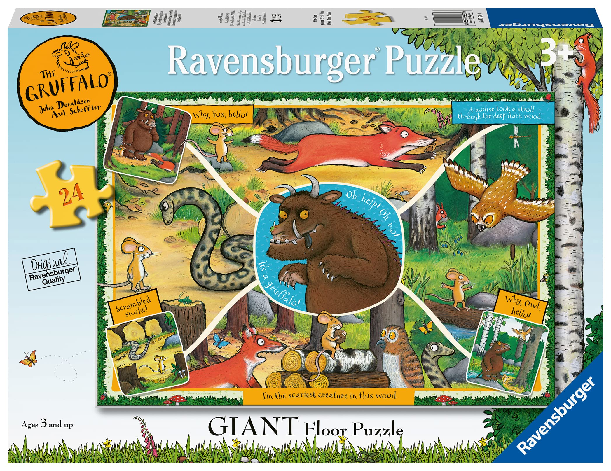 Ravensburger Gruffalo 24 Piece Giant Floor Jigsaw Puzzle for Kids Age 3 Years Up
