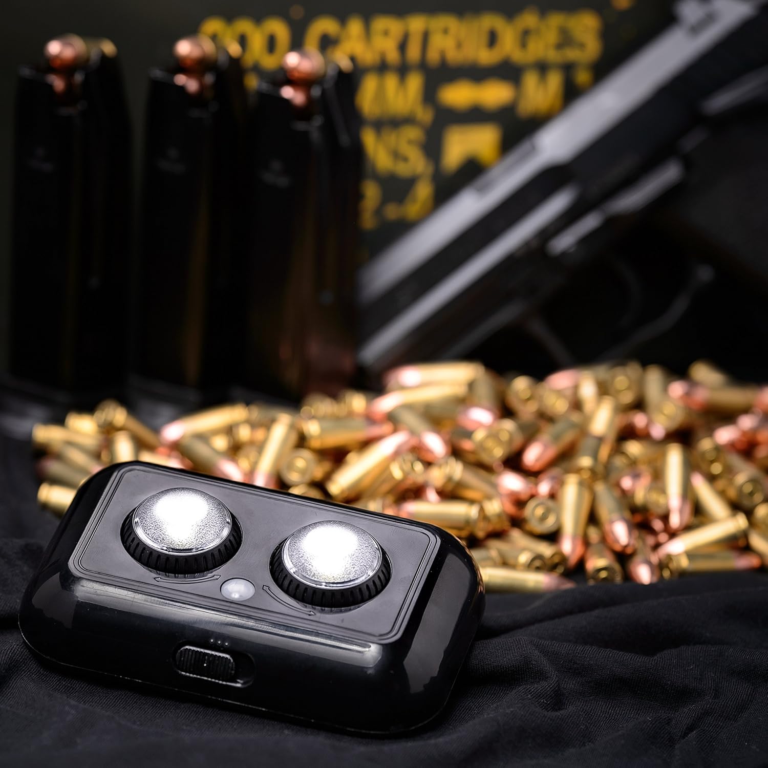 Gun Safe Light with PIR Motion Sensor Light Activation - One Unit with Two Adjustable and Rotatable LED Lens for Directional Lighting Inside Your Safe: Clothing