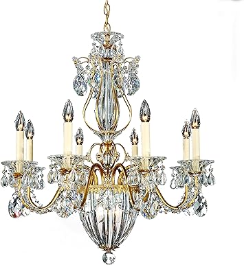 Schonbek 1248 22 Swarovski Lighting Bagatelle Chandelier Heirloom