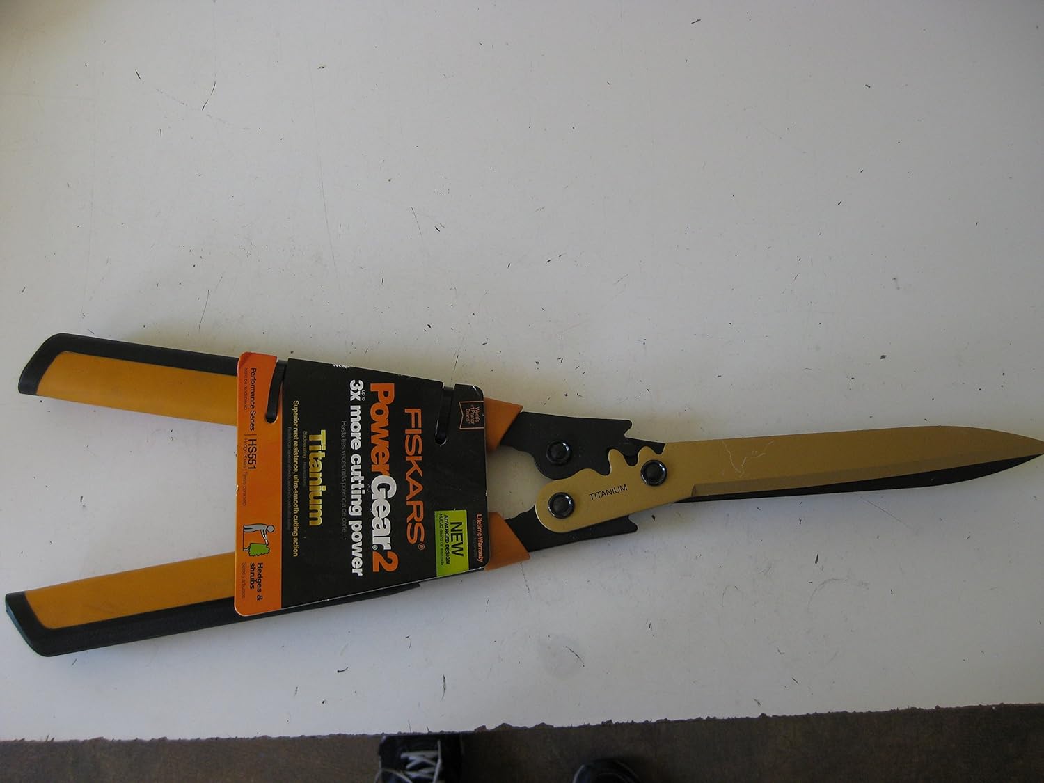 Fiskars PowerGear Titanium 24 in. Hedge Shears - HS551