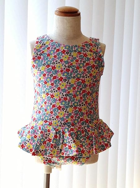 Amazon Co Jp Miniboden 水着 小花柄ワンピース水着 ｻｲｽﾞ１歳半 ２歳 並行輸入品 服 ファッション小物