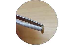 PACIFIC DOORWARE Lock Pin Tumbler Tweezers - Brushed Stainless Steel, for Locksmith Pinning & Rekeying Kit