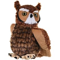 Amazon.com: Wild Republic Snowy Owl Plush, Stuffed Animal, Plush ...