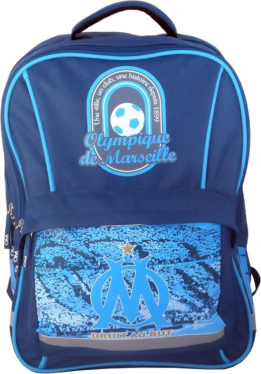 Sac De Sport OM Olympique De Marseille - Grand Modèle 70x30cm - Polyester - Officiel Licensed