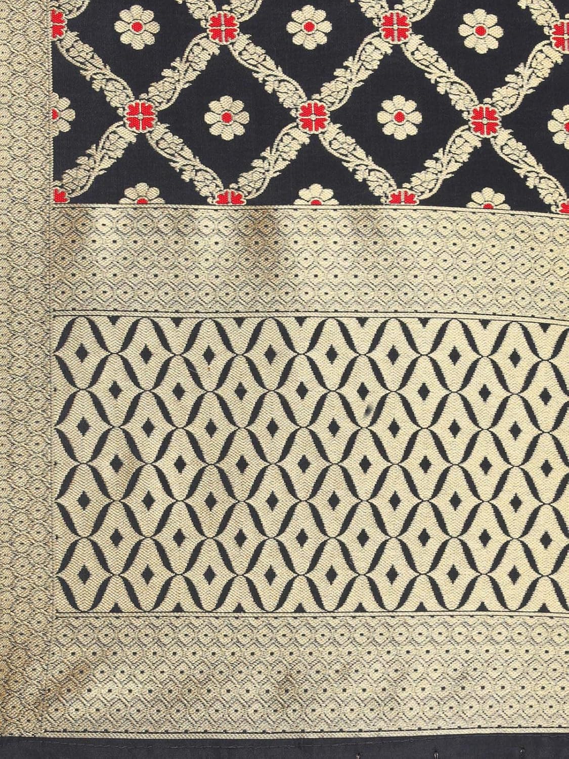 kanchnar silk dupatta with banrasi work