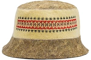 SHSH trade group Ukrainian Wool Sauna Hat Vyshyvanka Finnish Banya Sauna Cap for Women and Men