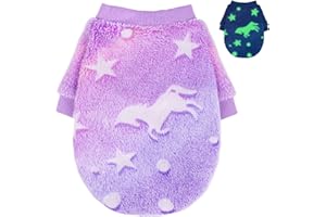 puppishy Dog Sweaters for Small Dogs Girl Boy Fall Winter Dog Clothes Dog Clothing Warm Doggy Coat Puppy Pullover Outfits Cat Sweater Pet Clothes for Chihuahua Teacup (Purple, Small)