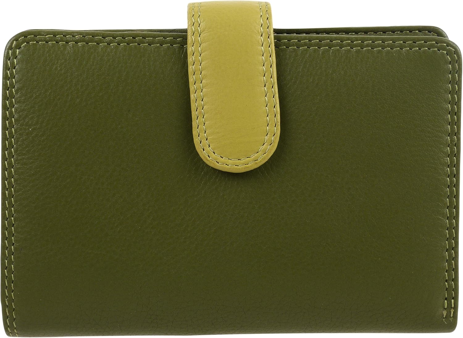 Quality Ladies Soft Leather PURSE Wallet by Visconti Gift Boxed (Lime Green) - Image 4