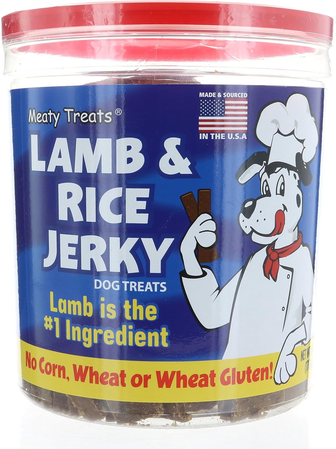 meaty treats lamb and rice jerky