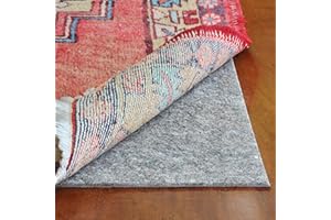 RUGPADUSA, 2'x3', Ultra Black 22-1/4" Thick (Felt + Rubber) Non-Slip Rug Pad, Available in 3 thicknesses, Adds Cushion and Prevents Slipping, Safe for Hardwood and All Surfaces, Made in The USA