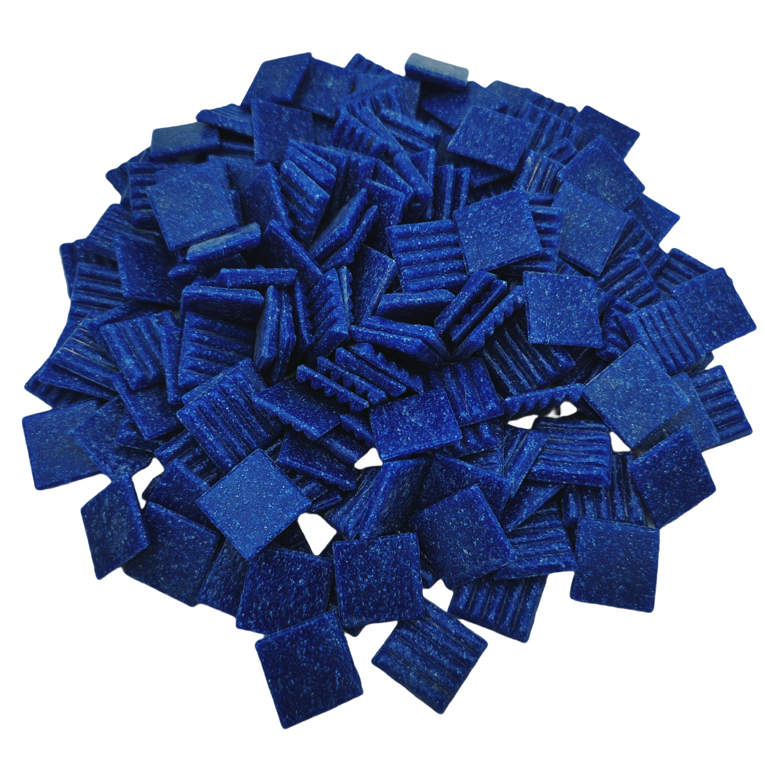 Photo 1 of 1.1LB Quartz Mosaic Tiles, 3/4" Multi Color Mosaic Pieces Stones for DIY Mosaic Making Craft Hobby Arts Home Wall Decoration (Navy Blue)