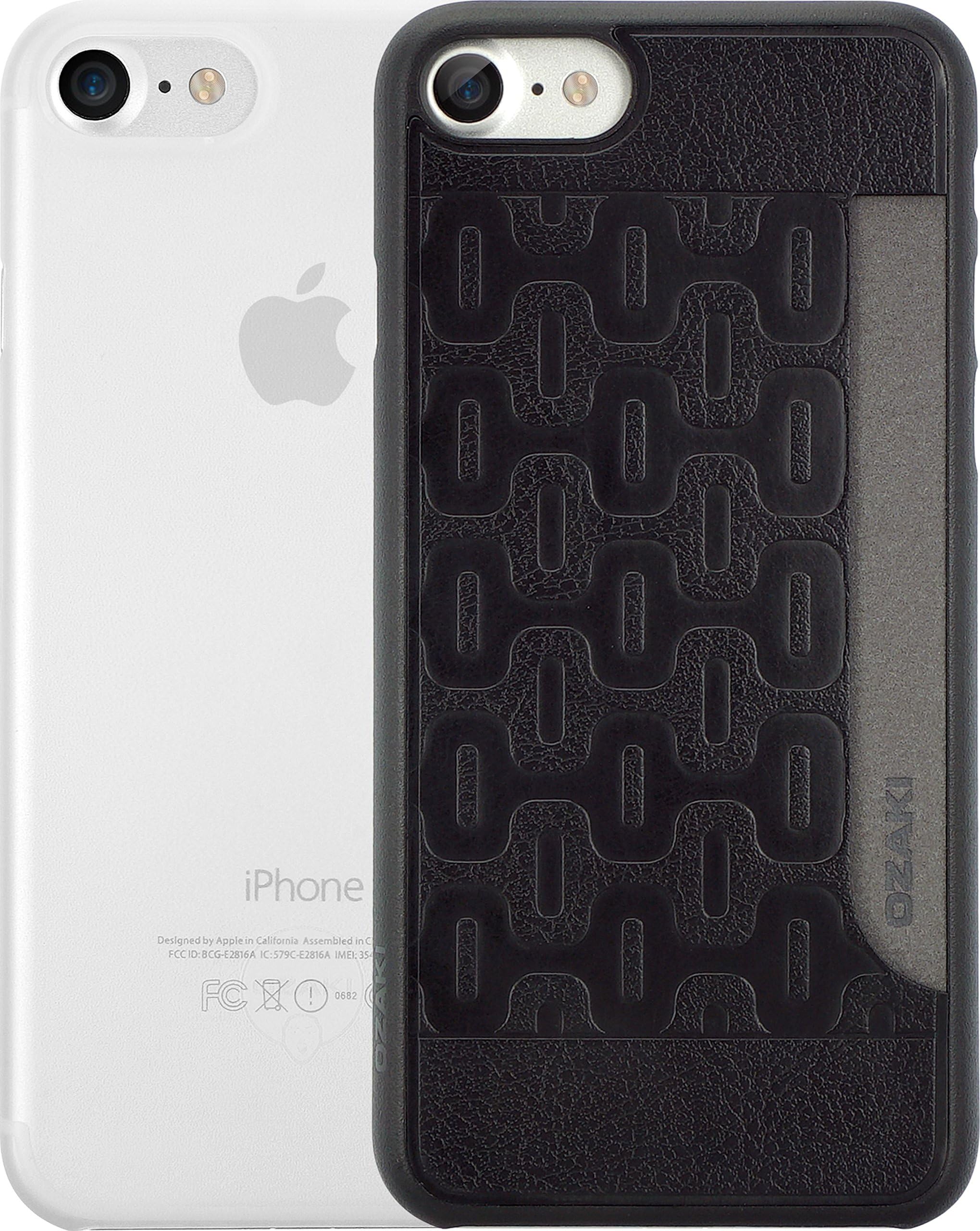 Ozaki Wood Mobile Phone Case with Wood Look on the Reverse Side for Apple iPhone