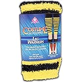 Loftus International Star Power Women Bumblebee Costume 2Pc Leg Warmers, Yellow Black, One-Size (14") Novelty Item