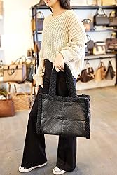 Like Dreams Large Sherpa Tote Bag, Inner Pocket