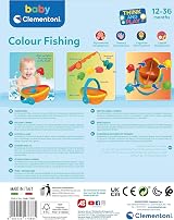 Clementoni 17688 Colour Fishing Bath Toy Early Years Italian Made view 3
