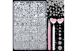 CYNAILLI Silver Pearls for Crafting, Flatback Pearl for Nails 7 Sizes Half Round Nail Art Pearls ABS Pearl Beads Gems for Nails Art DIY Crafting Face Hair Manicure DIY