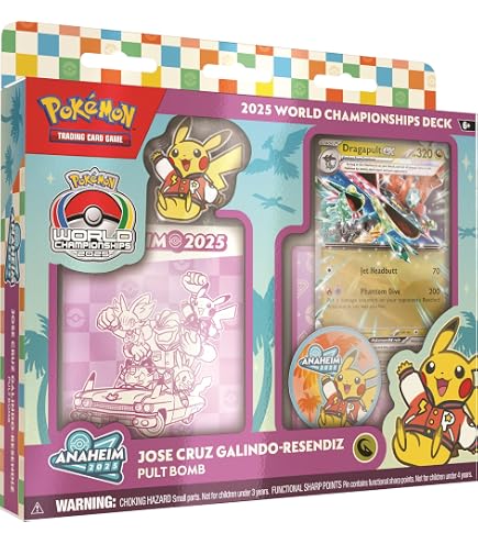 Amazon.com: Pokemon TCG 2025 Pokemon World Championships Pikachu