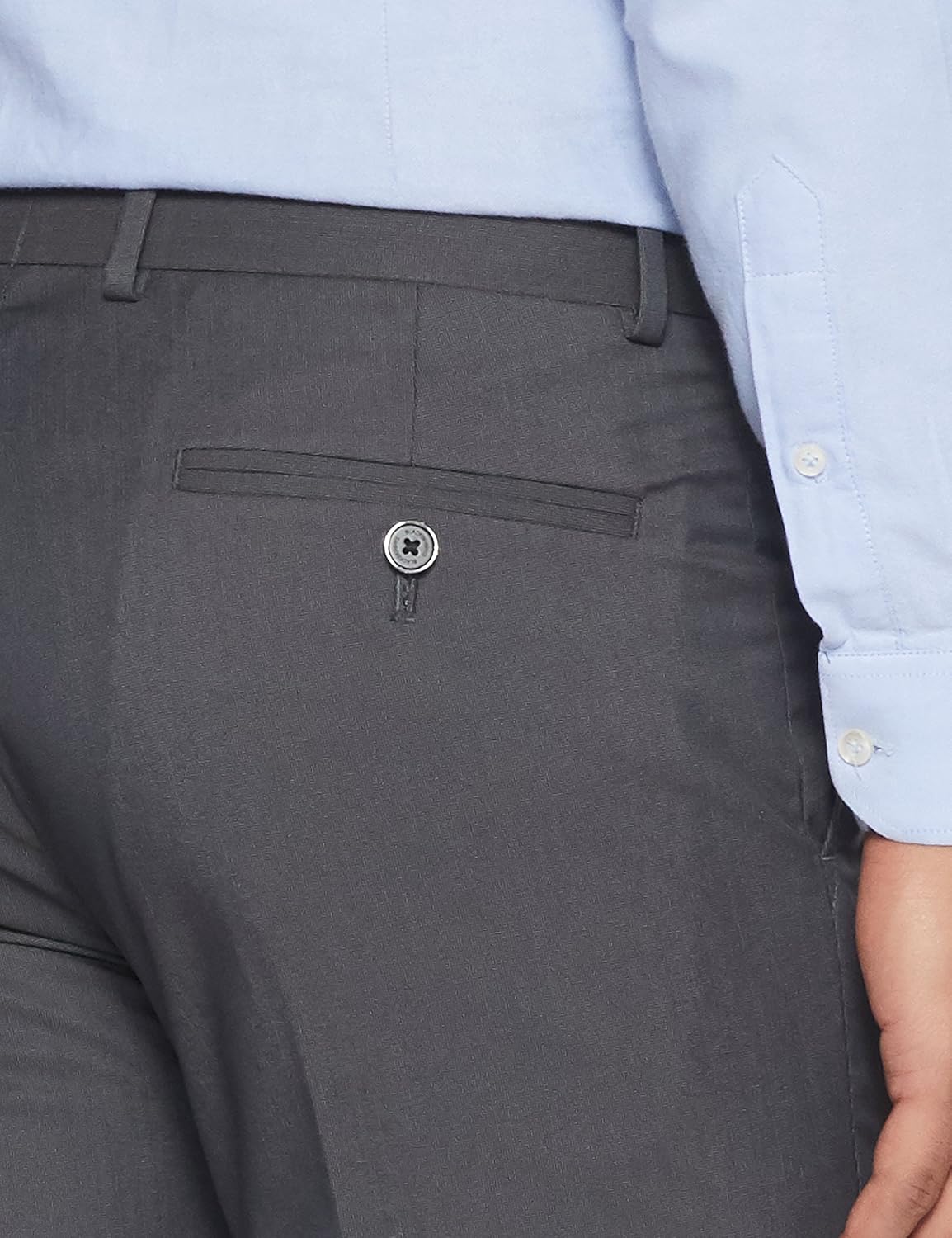 blackberrys men's slim fit formal trousers